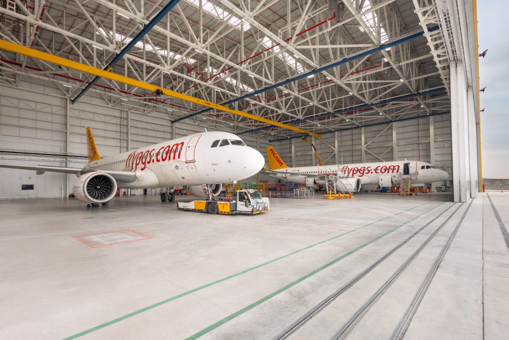 Pegasus Hava Yolları Uçak Bakım ve Boya Hangarları 