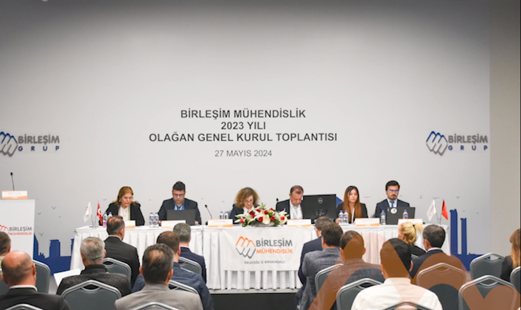 Birleşim Mühendislik 2023 yılı Olağan Genel Kurul Toplantısı 27.05.24 tarihinde gerçekleştirilmiştir.