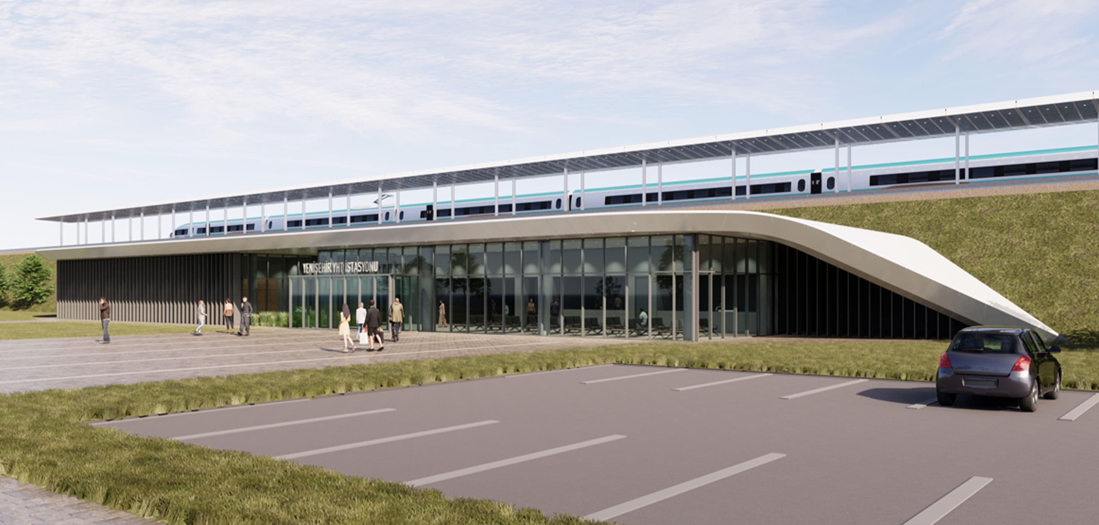Yenisehir-Osmaneli High Standardized Railway Line Stations between Bandirma-Bursa